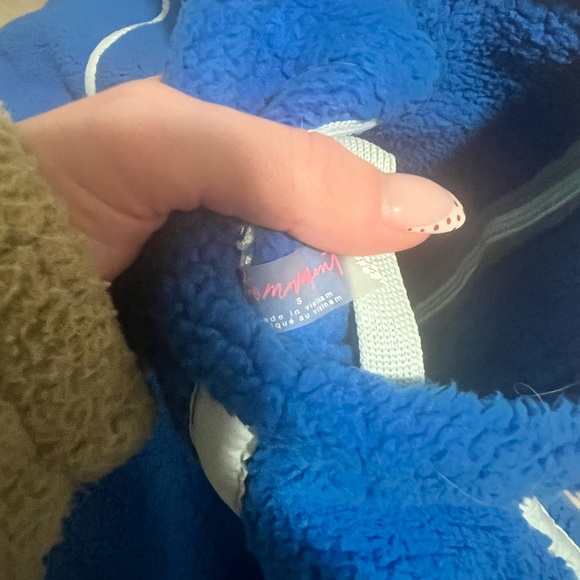 FP Movement by Free People Vibrant Blue and White Ski Jacket - Picture 4 of 5